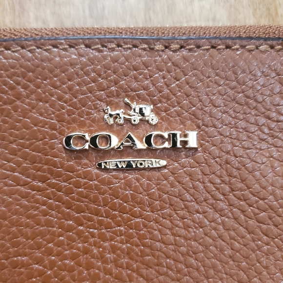 Coach shearling wristlet wallet WOMEN\'S